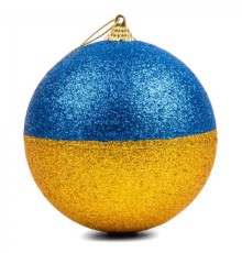 Ялинкова іграшка Novogod`ko пінопласт, 10 см, 2 шт жовто-блакитні (974890)
