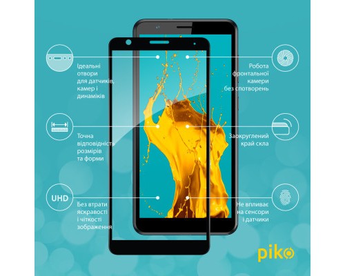 Скло захисне Piko Full Glue ZTE Blade A31 Plus (1283126523120)