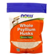 Трави Now Foods Цілісна лушпиння подорожника, Whole Psyllium Husk, 454 г (NOW-05981)