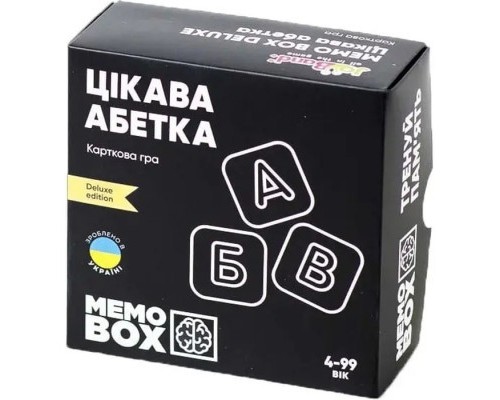 Настільна гра JoyBand MemoBox Delux Цікава абетка (MBD103)