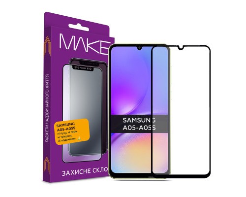 Скло захисне MAKE Samsung A05/A05s (MGF-SA05)