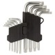 Ключ Sigma набір TORX 9шт T10-T50 CrV, короткі з отвором (4022211)