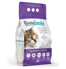 Наповнювач для туалету Benty Sandy Lavender Scented кольорові гранули 5 л/4.35 кг (BS-5003)