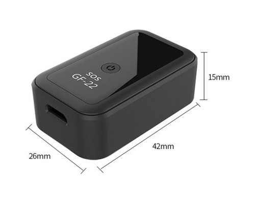 GPS трекер Voltronic GF-22+WiFi, точність позиціювання GPS: 10m, Box, 42x2 (GF-22)