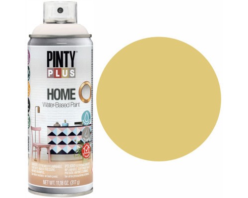 Фарба-аерозоль Pintyplus на водній основі HOME, Латунь, 400 мл (8429576269208)