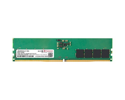 Модуль пам'яті для комп'ютера DDR5 16GB 4800 MHz Transcend (JM4800ALE-16G)