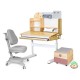 Парта з кріслом Mealux Timberdesk S (парта + крісло + тумба) (BD-685 S+ box BD 920-2 PN+Y-110 G)