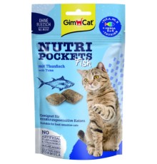 Ласощі для котів GimCat Nutri Pockets Fish Тунець 60 г (4002064419633)