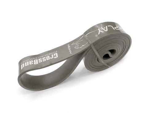 Еспандер PowerPlay -петля для фітнесу і кроссфіту Сіра (PP_4115_Grey_(23-54 kg))