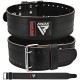 Атлетичний пояс RDX для пауерліфтингу RD1 шкіряний Black XL (WPB-RD1B-XL)