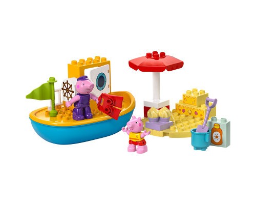 Конструктор LEGO DUPLO Peppa Pig Морська прогулянка Пеппи на човні (10432)