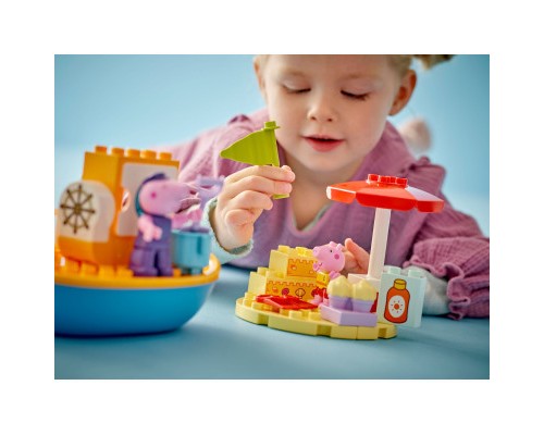 Конструктор LEGO DUPLO Peppa Pig Морська прогулянка Пеппи на човні (10432)
