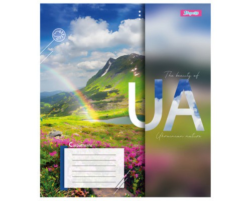 Зошит 1 вересня 1В The beauty of UA 96 аркушів лінія (767175)