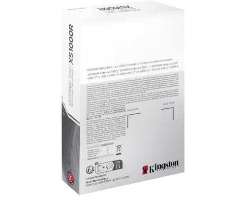 Накопичувач SSD USB-C 2TB Kingston (SXS1000R/2000G)