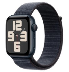 Смарт-годинник Apple Watch SE 2024 GPS 44mm Midnight Aluminium Case with Ink Sport Loop (MXEP3QH/A)