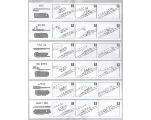 Щітка склоочисника WINSO PRO SHADOW 500мм (117500)
