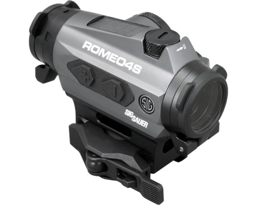 Коліматорний приціл Sig Sauer Romeo4S 1x20mm, 2 MOA RED DOT BALLISTIC CIRCLE DOT, SOLAR (SOR43021)
