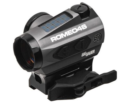 Коліматорний приціл Sig Sauer Romeo4S 1x20mm, 2 MOA RED DOT BALLISTIC CIRCLE DOT, SOLAR (SOR43021)