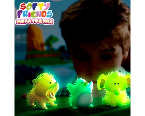 Антистрес #sbabam Стретч-іграшка у вигляді тварини серії Softy friends – Мила родина (8/SC22)