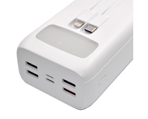 Батарея універсальна Denmen DP31 30000mAh PD/20W, QC/22,5W, flashlight, cable (DP-31WH) 