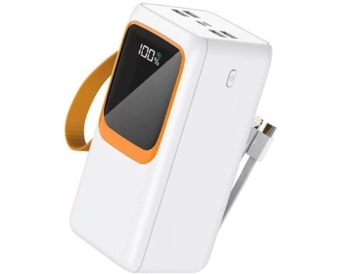 Батарея універсальна Denmen DP31 30000mAh PD/20W, QC/22,5W, flashlight, cable (DP-31WH) 