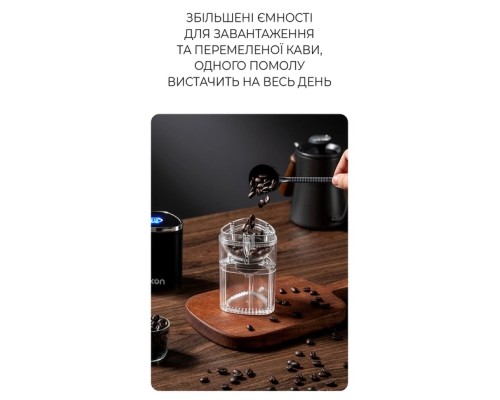 Кавомолка DYXON MEGAGRIND 155 Black (DXNKMMGGD155B)