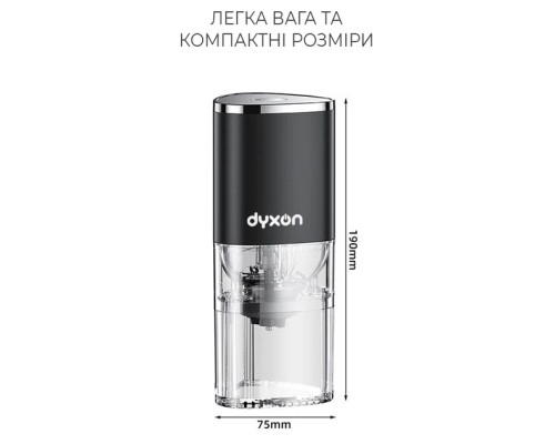 Кавомолка DYXON MEGAGRIND 155 Black (DXNKMMGGD155B)