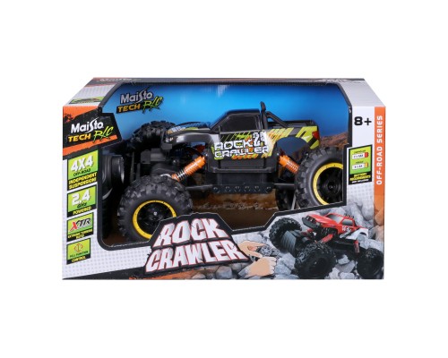 Радіокерована іграшка Maisto Rock Crawler 2.4 ГГц (аккум. 6.4v + 3хААА), чорний (82746 black)