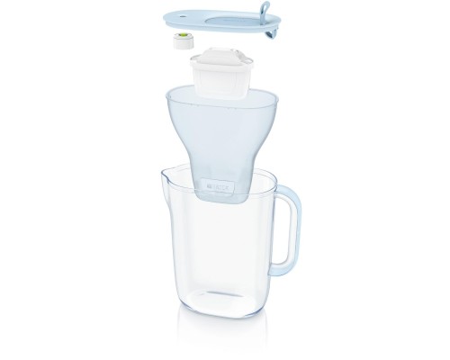 Фільтр-глечик Brita Style LED MXPro 2.4л (1.4л очищеної води) з фільтр-картриджем, синій (1052807)