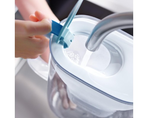 Фільтр-глечик Brita Style LED MXPro 2.4л (1.4л очищеної води) з фільтр-картриджем, синій (1052807)