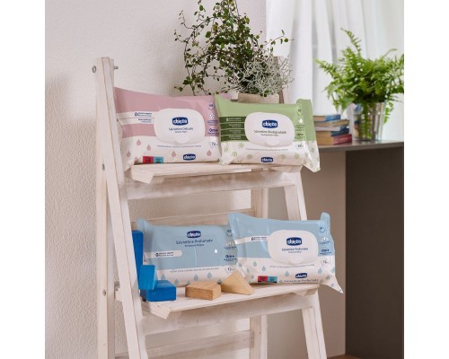 Дитячі вологі серветки Chicco м`які очищаючі, 72 шт. (12050.00)