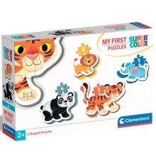 Пазл Clementoni 4 в 1 Wild Animals, серія My First Puzzles (20810)
