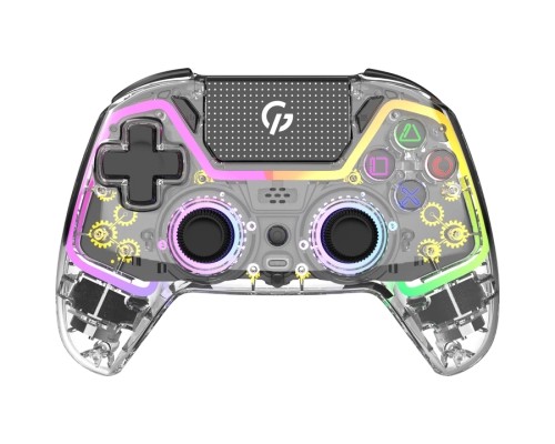 Геймпад GamePro GPS13T BT 5.3/USB/PC/iOS/Android/PS3/PS4 RGB Transparent (GPS13T)
