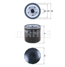 Фільтр масляний Mahle OC473
