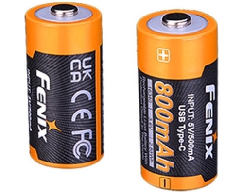 Акумулятор Fenix 16340 (800 UP mAh) Type-C (ARB-L16-800UP)
