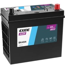 Акумулятор автомобільний EXIDE START-STOP AGM 45Ah ASIA Ев (-/+) (380EN) (EK454)