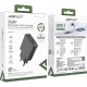 Зарядний пристрій Acefast 2xUSB 30W (USB-C+USB-A) Gan A69 ultra-thin Fast Charger Black (6974316282709)