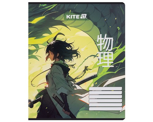 Зошит Kite Anime, 18 аркушів, лінія (K25-237-1)