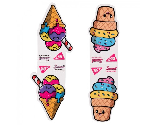 Закладки для книг Yes магнітні Sweet Cream Ice cream, 2шт (708115)