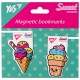 Закладки для книг Yes магнітні Sweet Cream Ice cream, 2шт (708115)