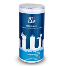 Вологі серветки для тварин Pet Clean PET TUSHIE WIPES гіпоалергенні з ароматом Алое Вера 50 шт (8939111099370)