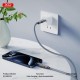 Дата кабель USB 2.0 AM to USB-C + USB 2.0 AM to Lightning 1.0m 60W gray XO (NB275_4-in-1_Gray)