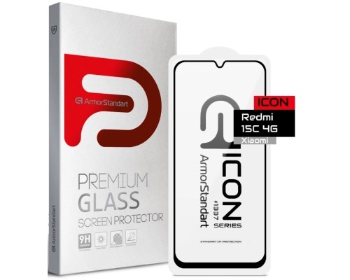 Скло захисне Armorstandart Icon Xiaomi Redmi 15C 4G (ARM85413)