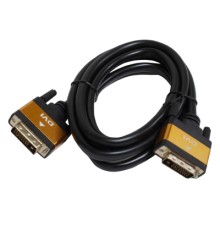Кабель мультимедійний DVI M to DVI M 1.0m 24+1pin Patron (CAB-PN-MUL-DVI-DVI-1)