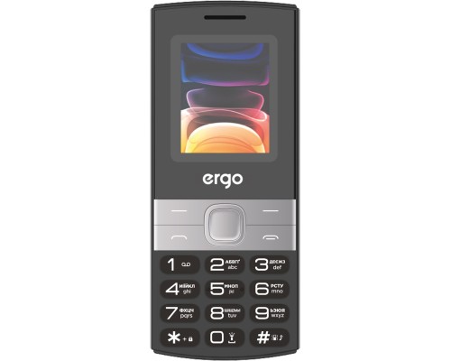 Мобільний телефон Ergo B185 Black