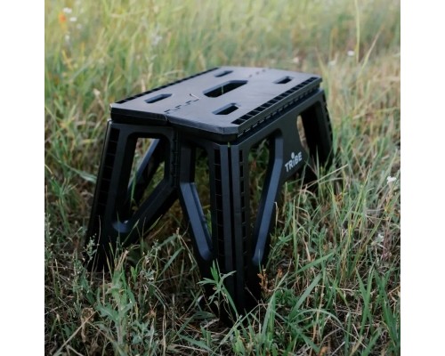 Стілець складаний Tribe Camp Chair Low пластиковий Black (T-EF-0001-black)
