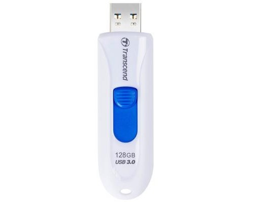 USB флеш накопичувач Transcend 128GB JetFlash 790 White USB 3.0 (TS128GJF790W) 