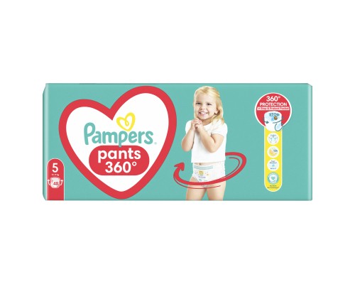 Підгузки Pampers трусики Pants Junior Розмір 5 (12-17 кг), 48 шт (4015400672906)