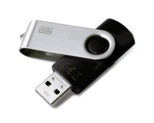 USB флеш накопичувач Goodram 16GB Twister Black USB 2.0 (UTS2-0160K0R11) 