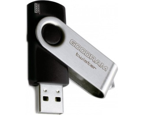 USB флеш накопичувач Goodram 16GB Twister Black USB 2.0 (UTS2-0160K0R11) 